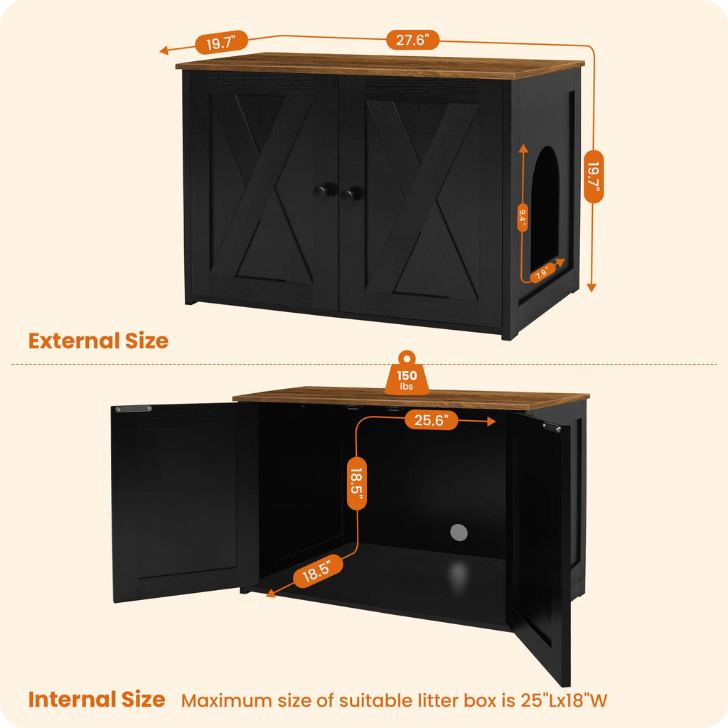Cat Litter Box Enclosure X748