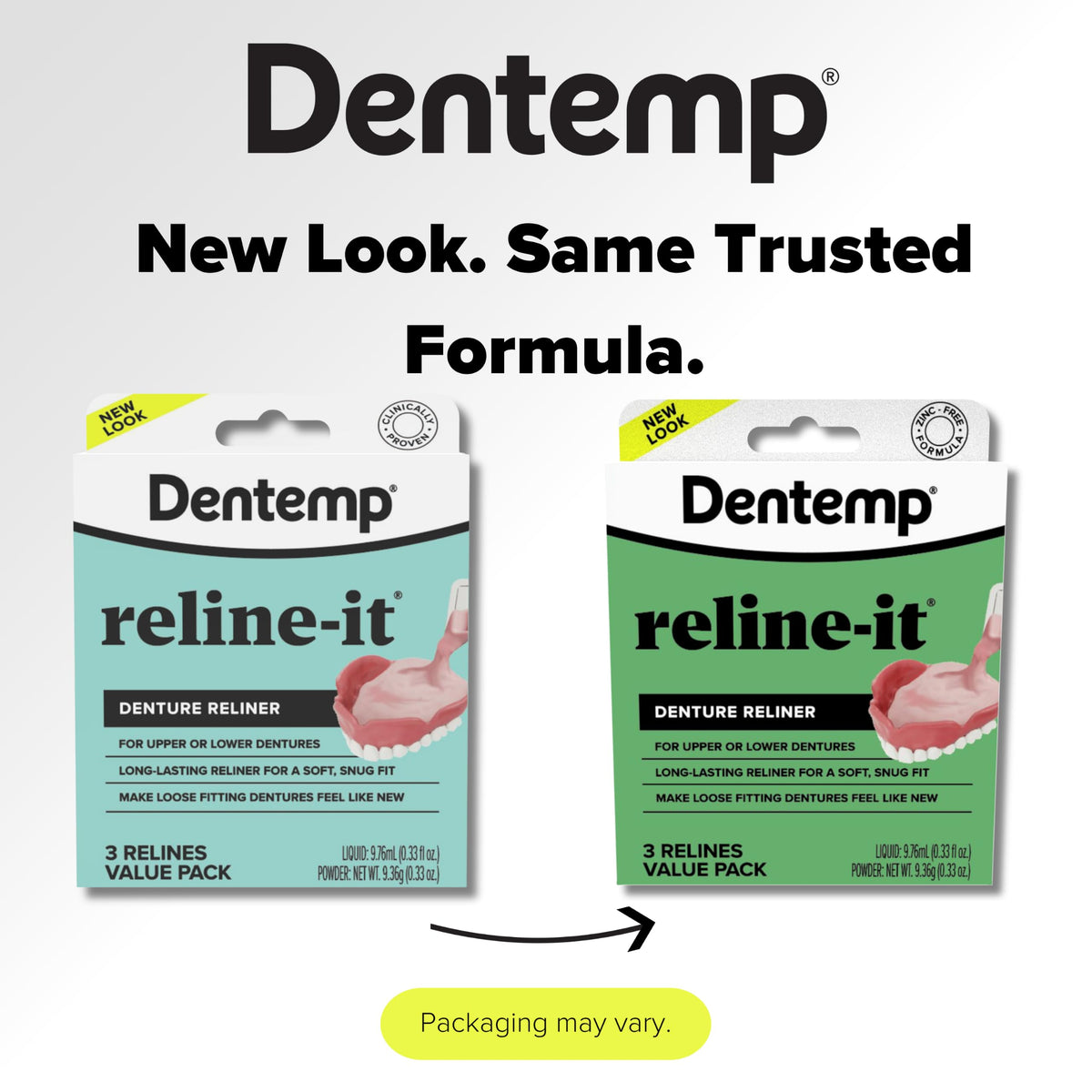 Denture Reline Kit 3 Pack D313