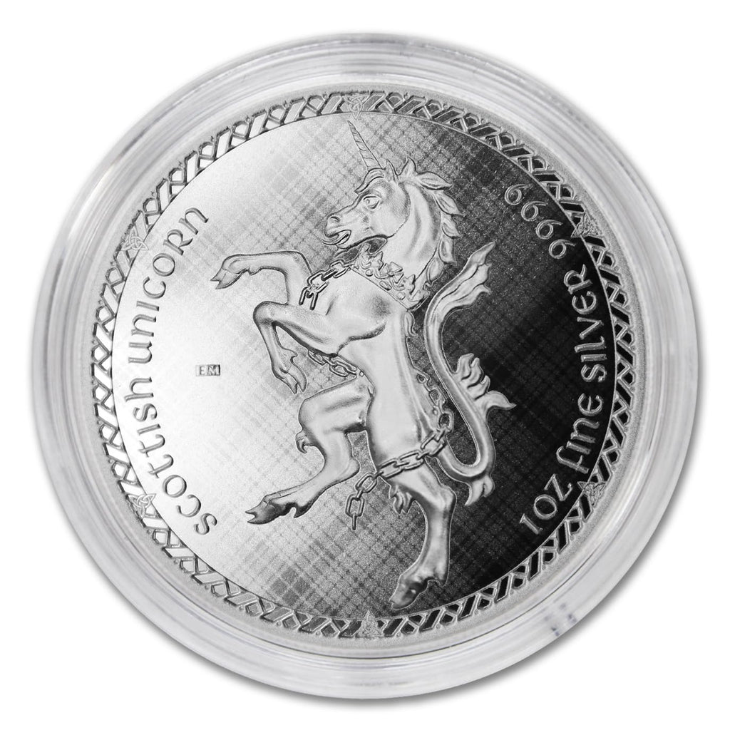 1 oz Silver Scottish Unicorn A676