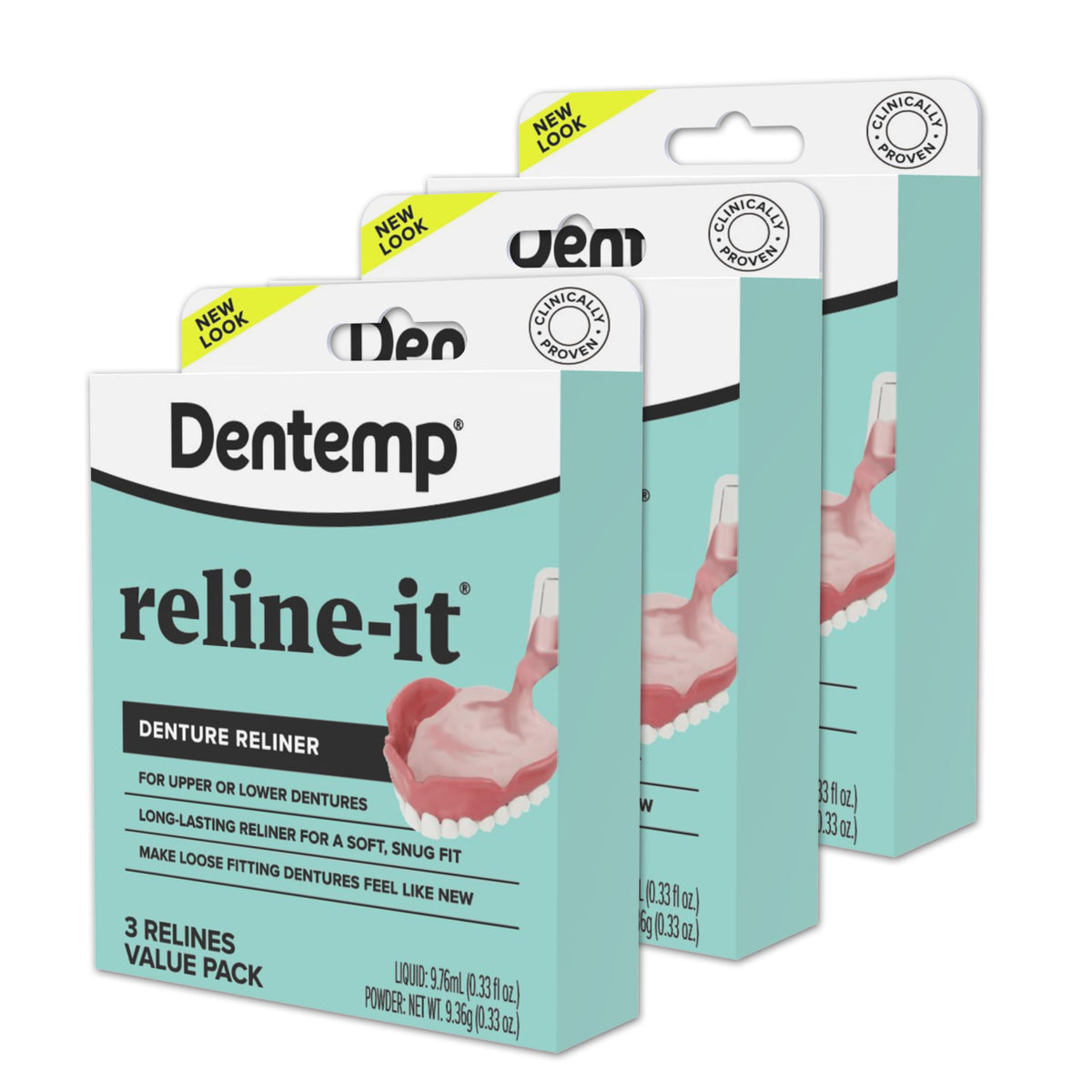 Denture Reline Kit 3 Pack D313