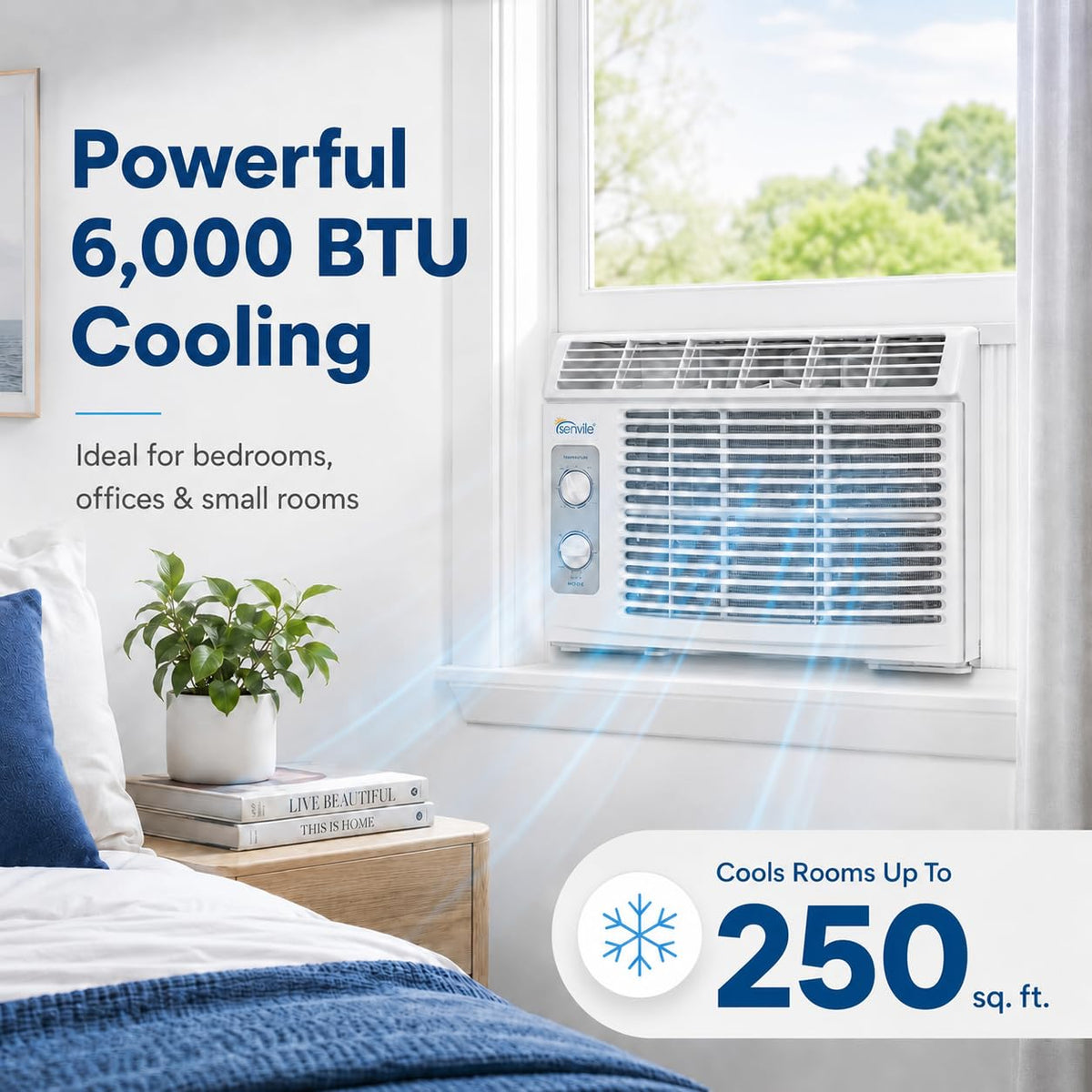 Window Air Conditioner 6000 BTU M10869