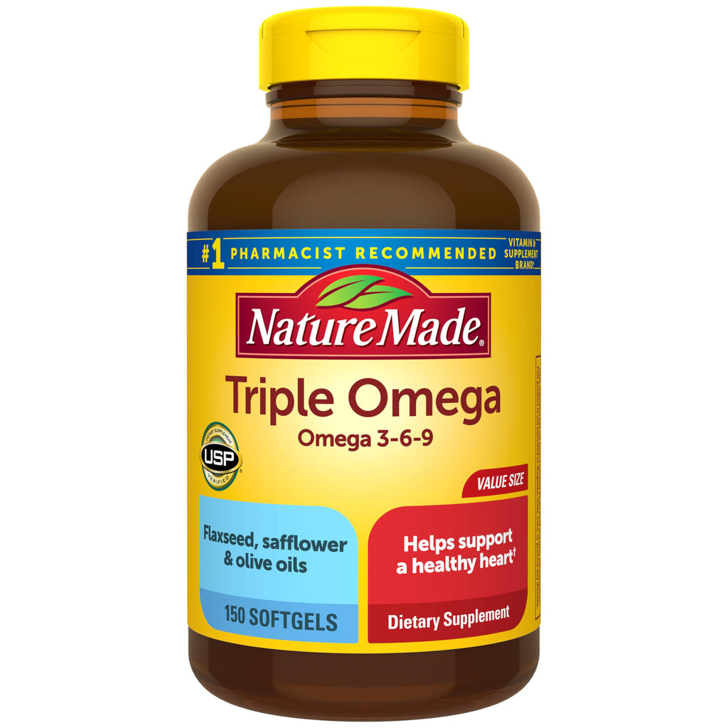 Omega 3 6 9 Supplements 150 Softgels C645