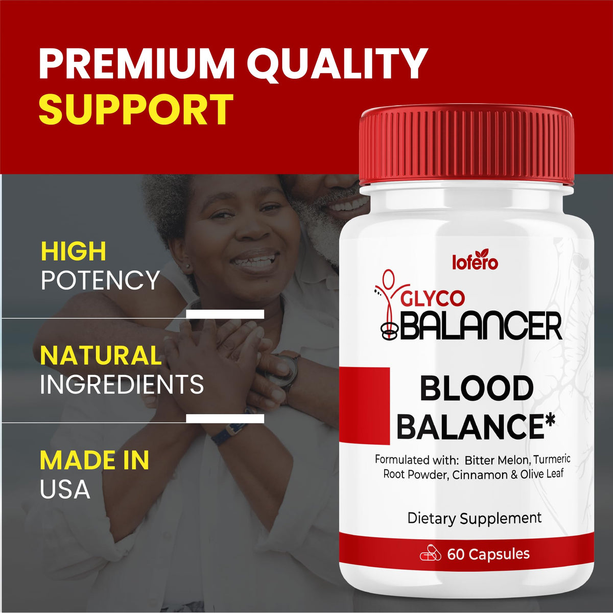 90 Capsules Blood Level Support Supplement C7926