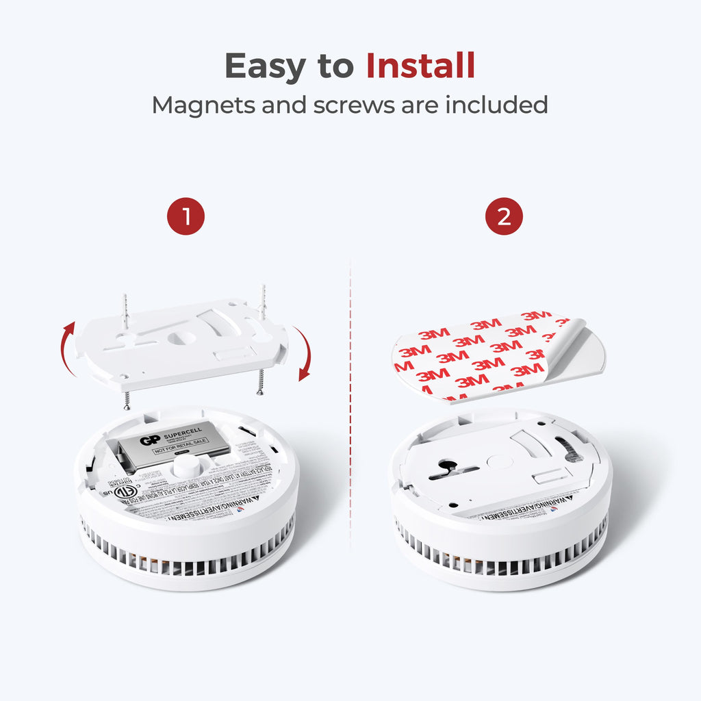 Smoke Detectors Replaceable Battery 1pack T7947