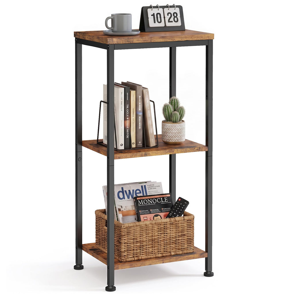 3-Tier Side Table with Adjustable Shelf A135441