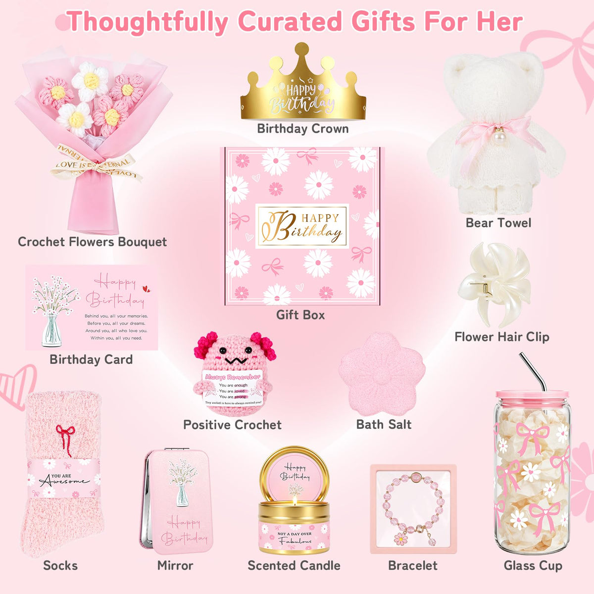 Pink Self Care Relaxing Gift Set Q640