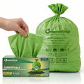 45 Gallon Compostable Trash Bags 20 Count 1.6 Mil D7531