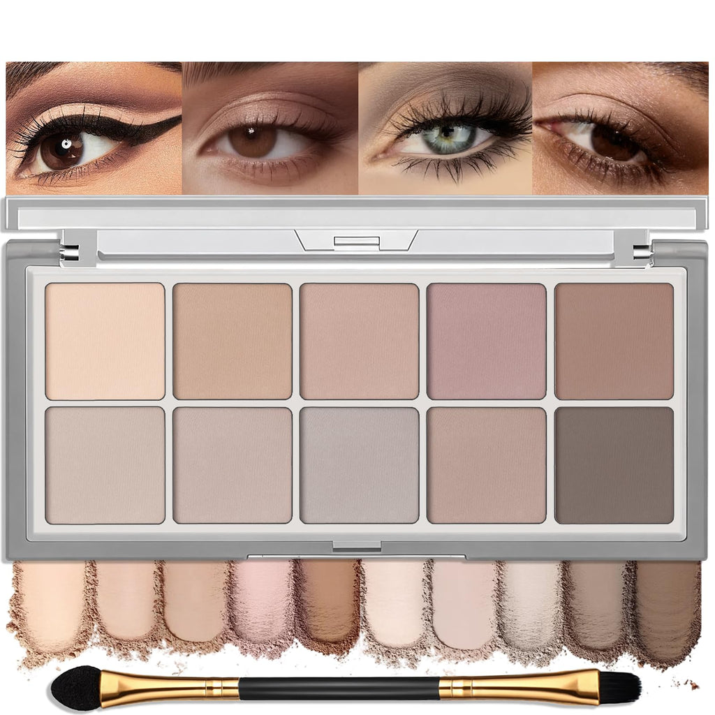 10 Colors Matte Neutral Eyeshadow Palette U992412