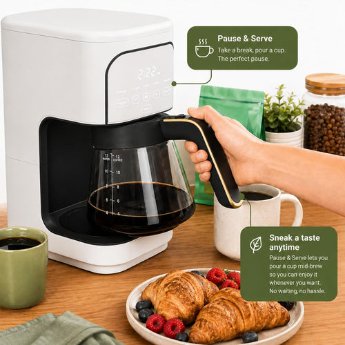12-Cup Programmable Coffee Maker with Glass Carafe H27592