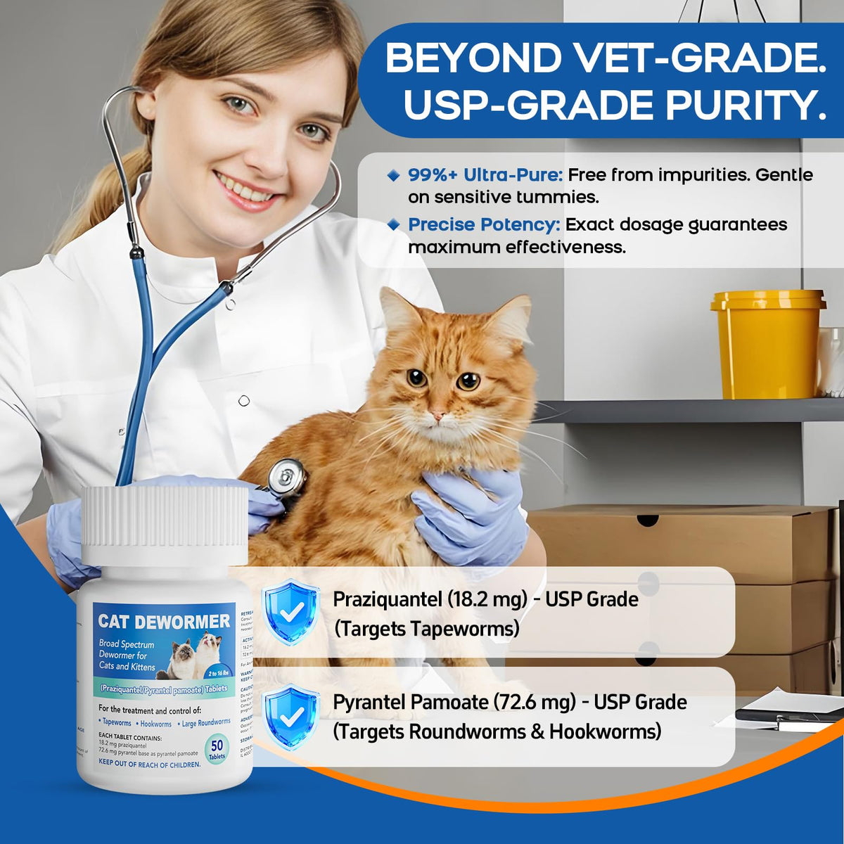 Cat Dewormer All Worms Broad Spectrum S777742