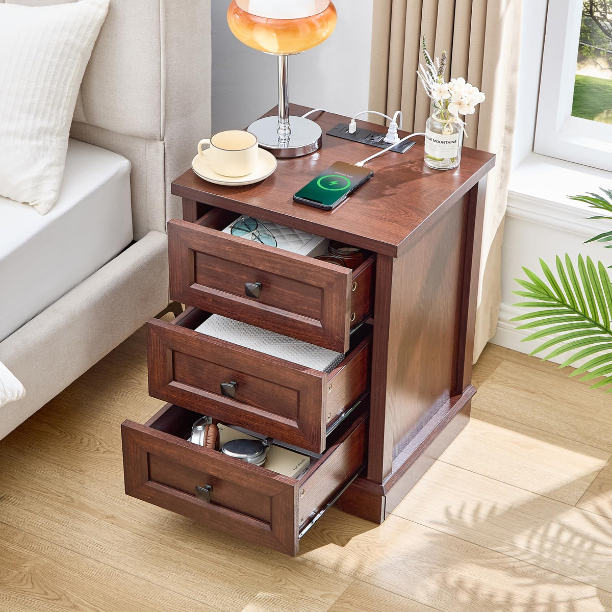 Dark Cherry Dresser Z707