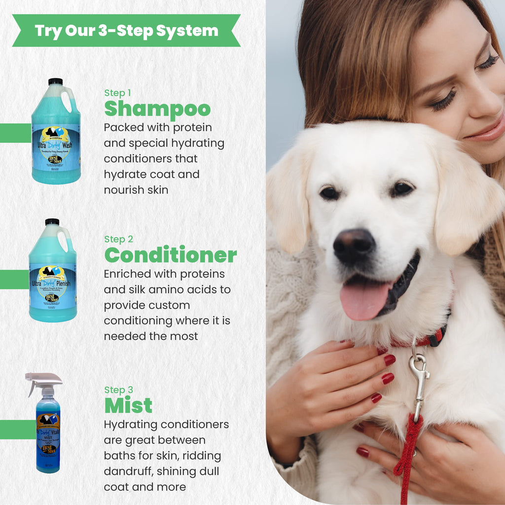 Soap-Free Quick-Rinsing Dog and Cat Shampoo 1 Gallon R15242