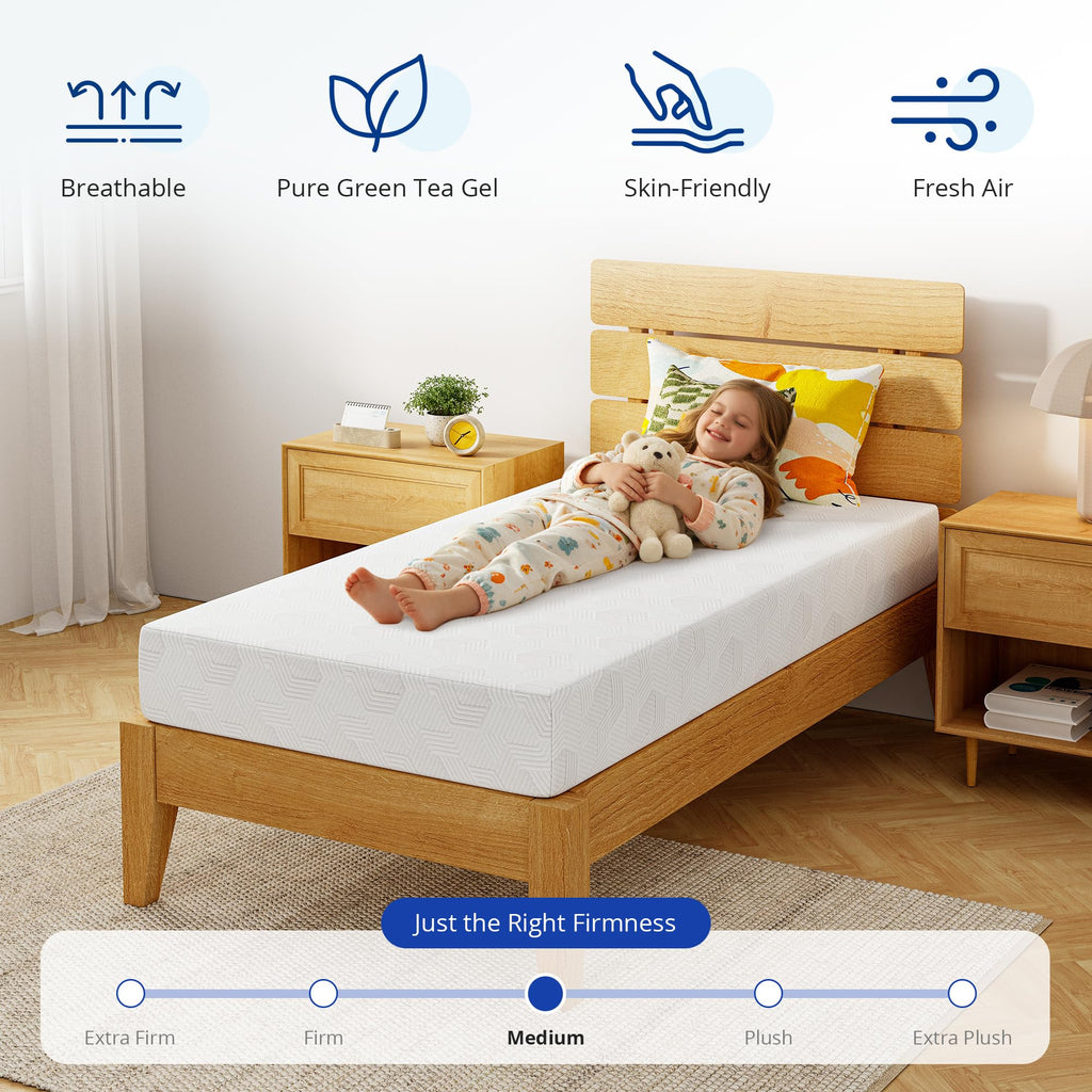 5 Inch Cooling Gel Memory Foam Twin Mattress O4181