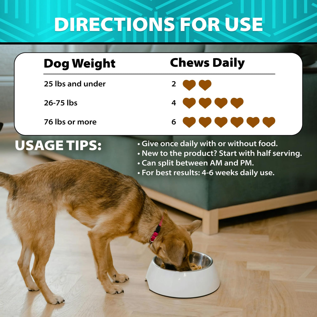 Natural Flea & Tick Chews for Dogs X801