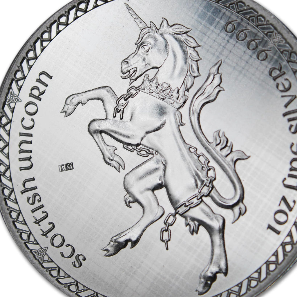 1 oz Silver Scottish Unicorn A676