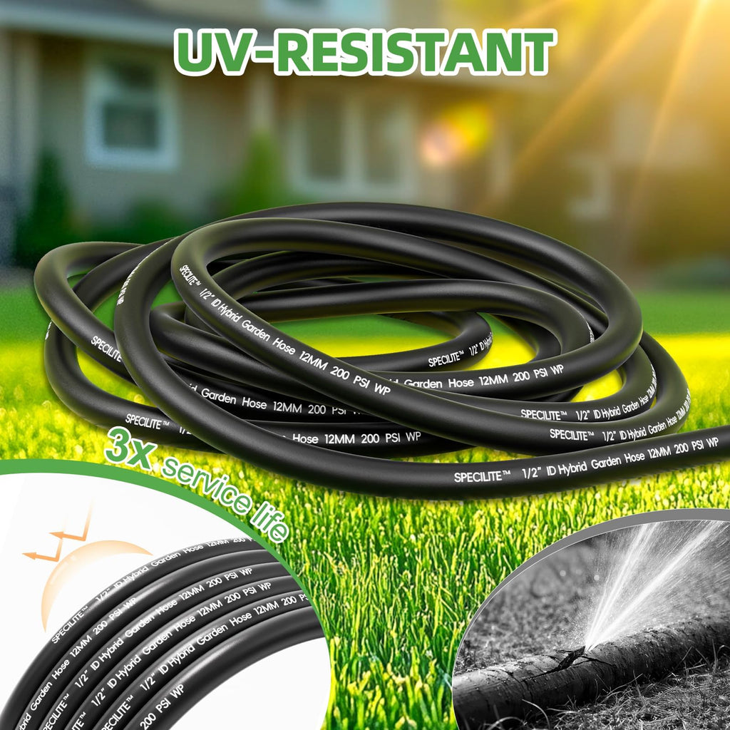 Lightweight Garden Water Hose 25 Ft x 1/2" K665