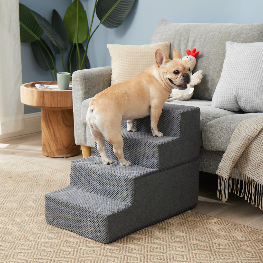 4-Step Grey Dog Stairs H50175