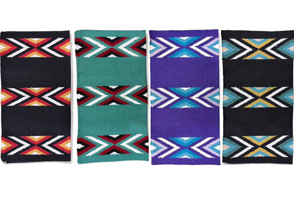 New Zealand Wool Handwoven Horse Saddle Blanket 36x34 Inches X85331