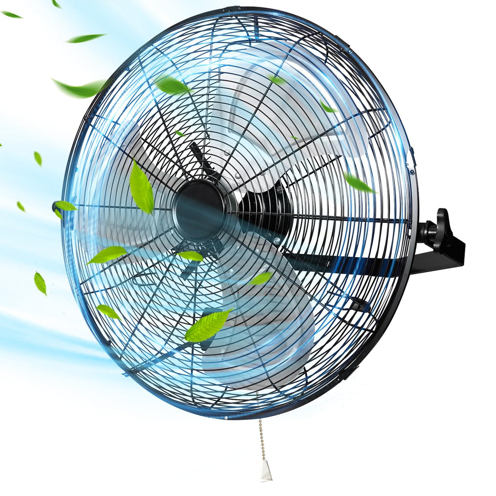 20 Inch High Velocity Metal Wall Mount Fan Y652
