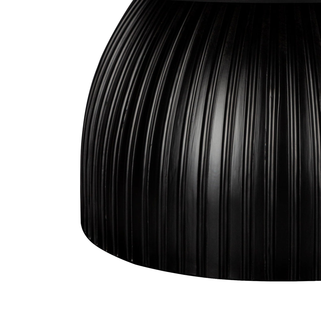 Black Round Drum Coffee Table I260361