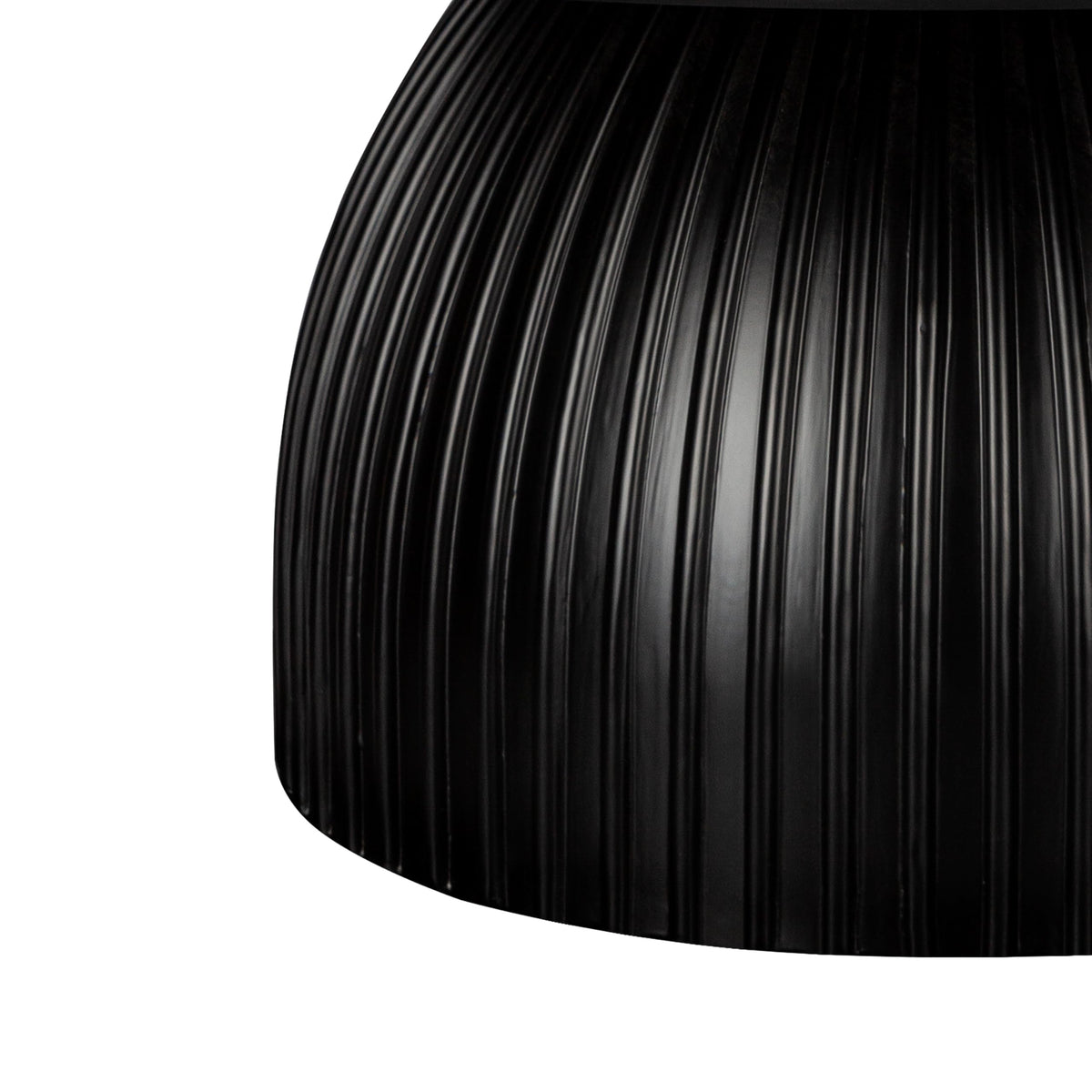 Black Round Drum Coffee Table I260361