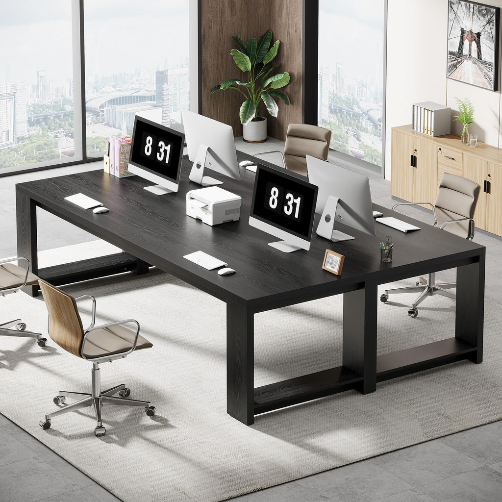 86.6-Inch Two Person Desk U51334