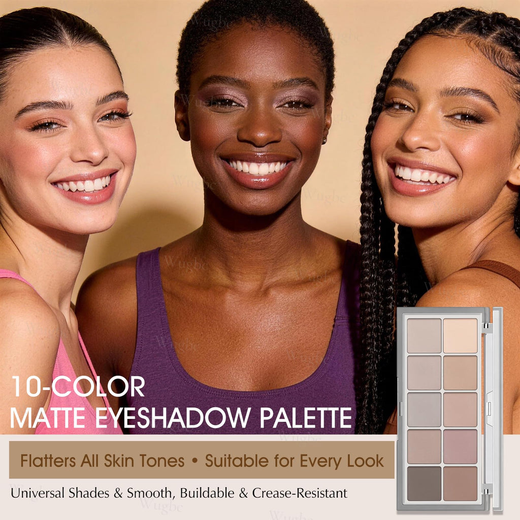 10 Colors Matte Neutral Eyeshadow Palette U992412