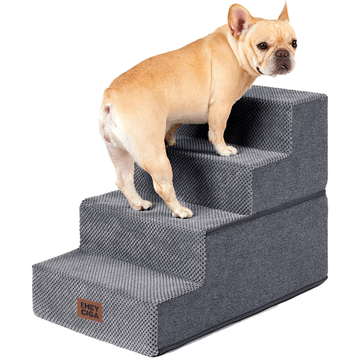 4-Step Grey Dog Stairs H50175