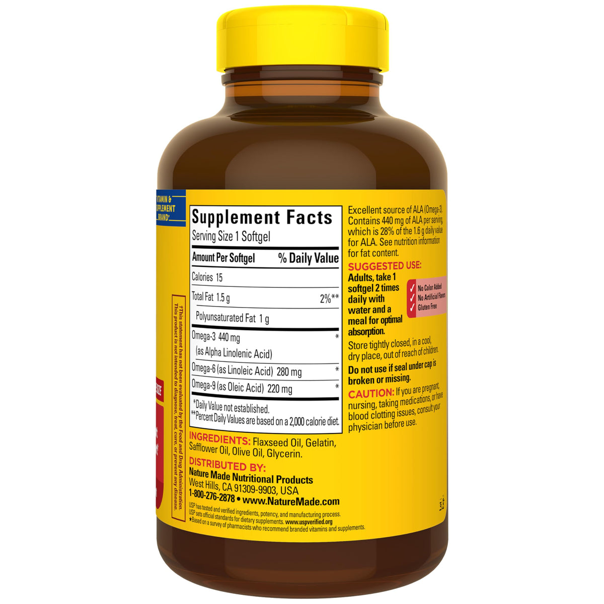 Omega 3 6 9 Supplements 150 Softgels C645