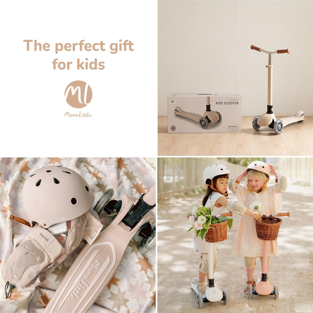 3-Wheel Foldable Kids Scooter with LED Light-Up Wheels W806