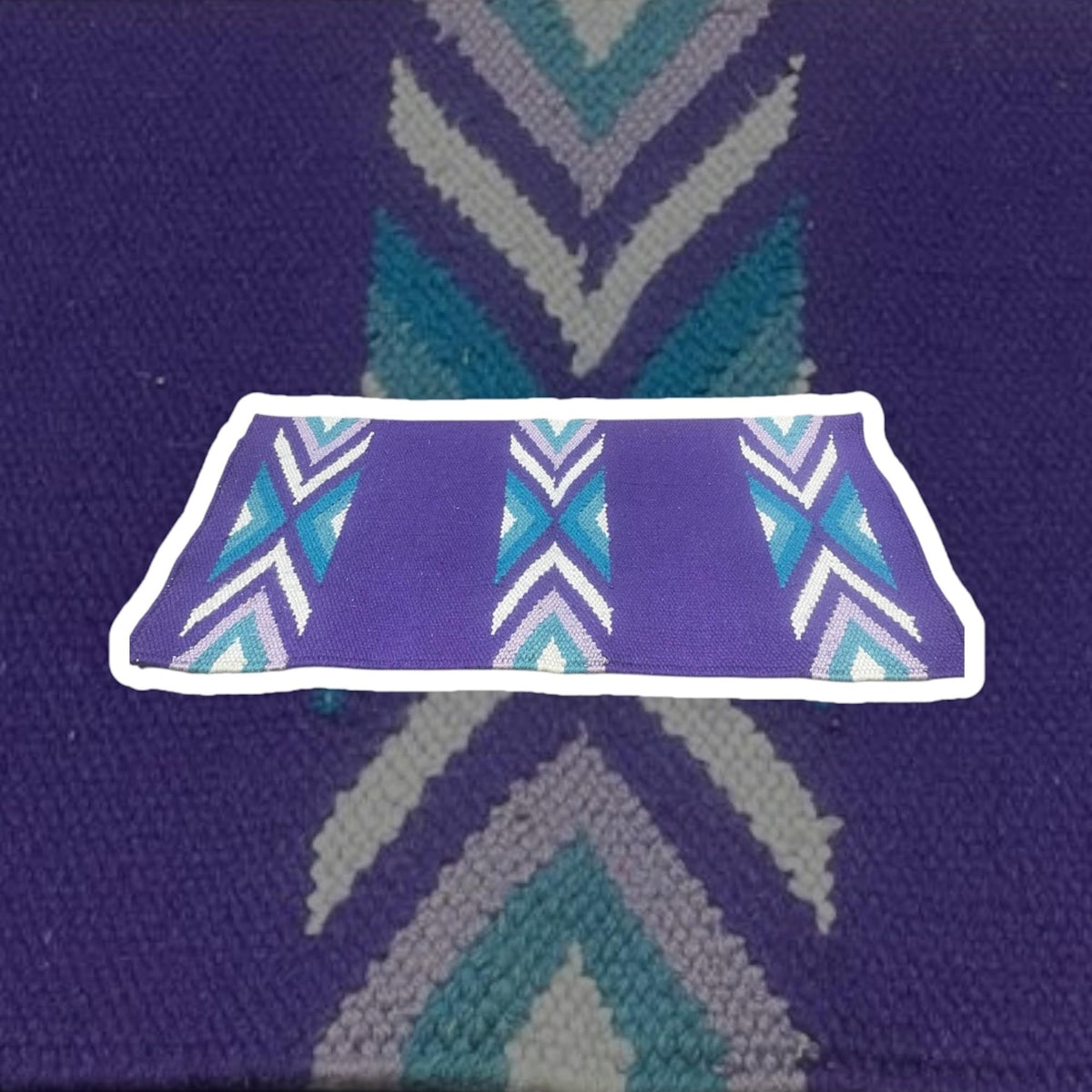 New Zealand Wool Handwoven Horse Saddle Blanket 36x34 Inches X85331