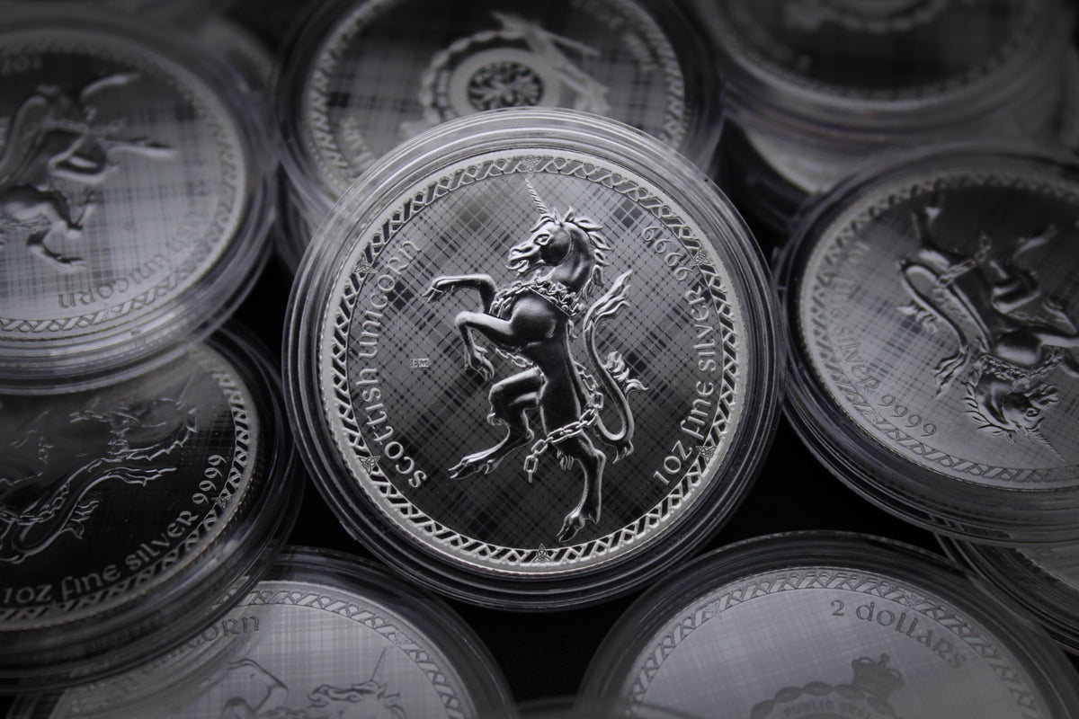 1 oz Silver Scottish Unicorn A676