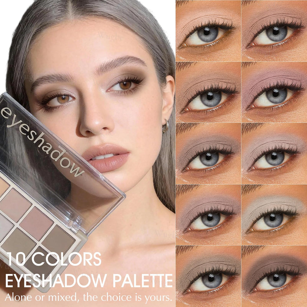 10 Colors Matte Neutral Eyeshadow Palette U992412