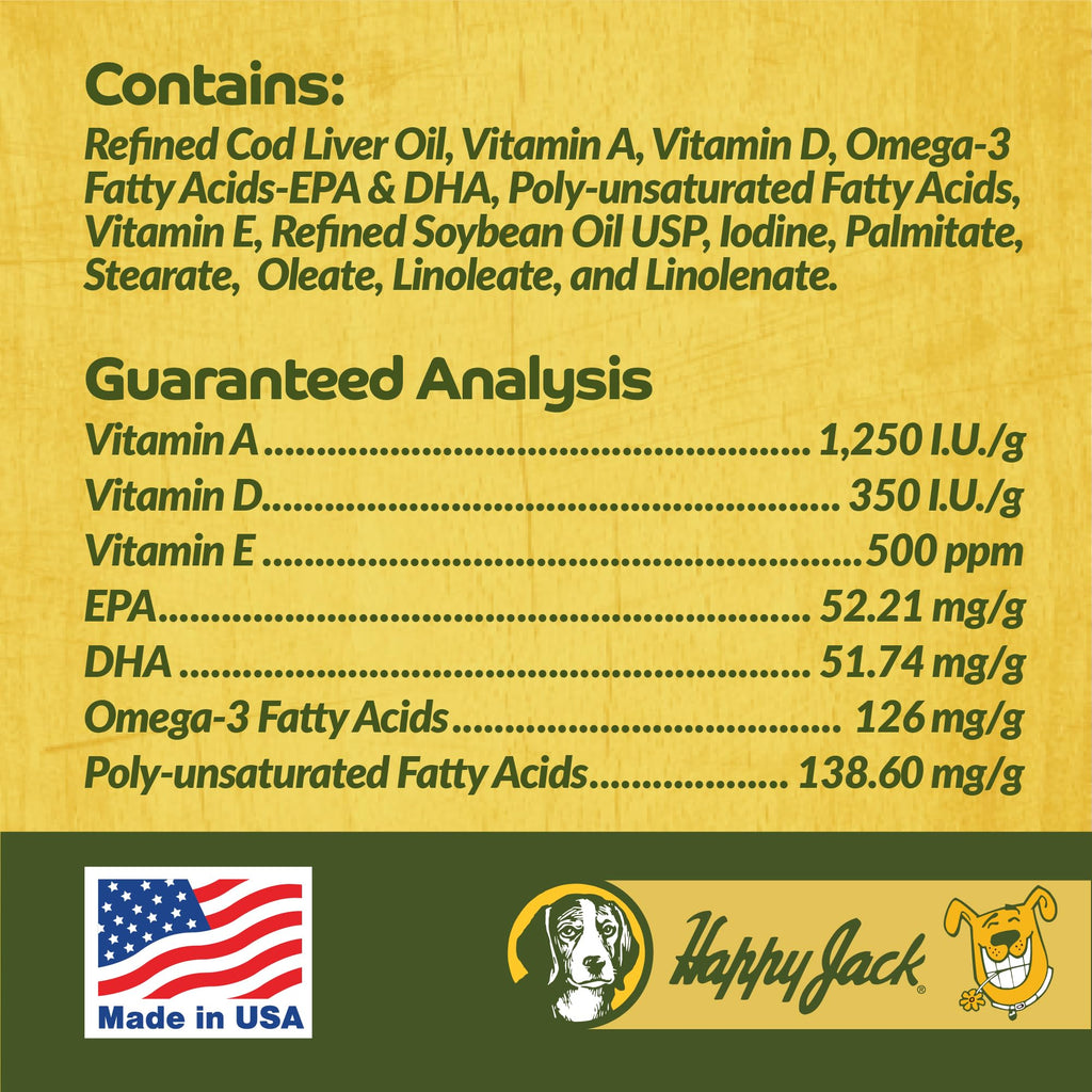Cod Liver Fish Oil for Dogs 16 oz N423002