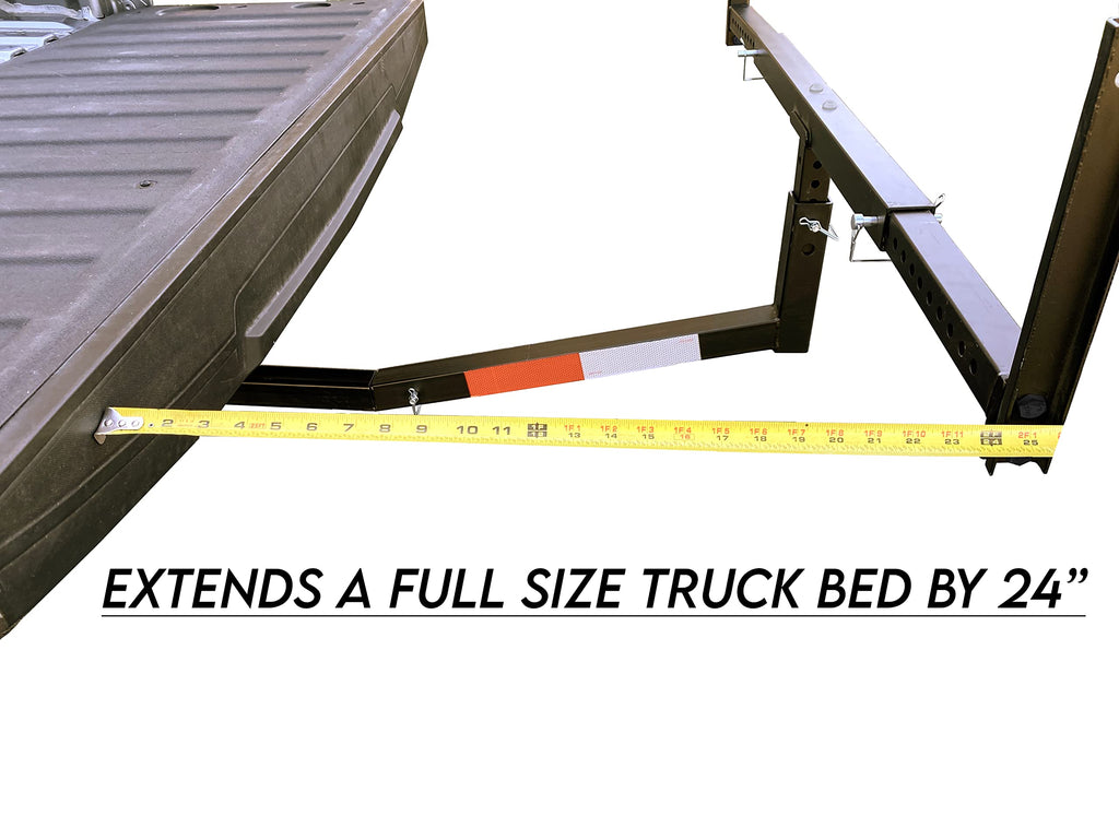 Black Hitch Mount Truck Bed Extender B516422