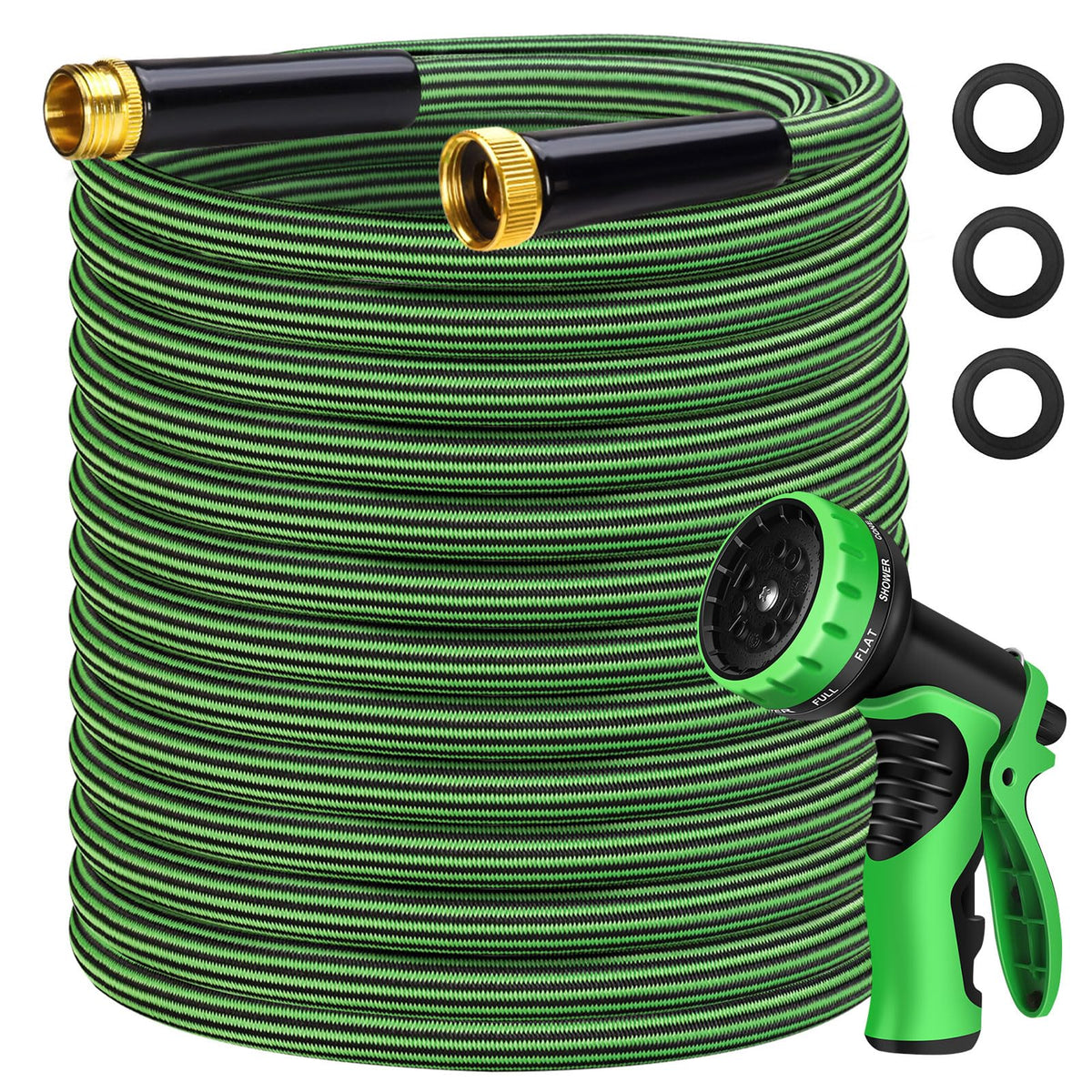 100 ft Flexible Non-Expandable Kink-Free Lightweight Garden Hose G516415