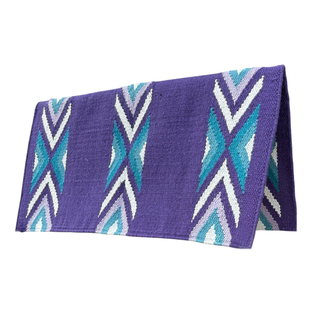 New Zealand Wool Handwoven Horse Saddle Blanket 36x34 Inches X85331