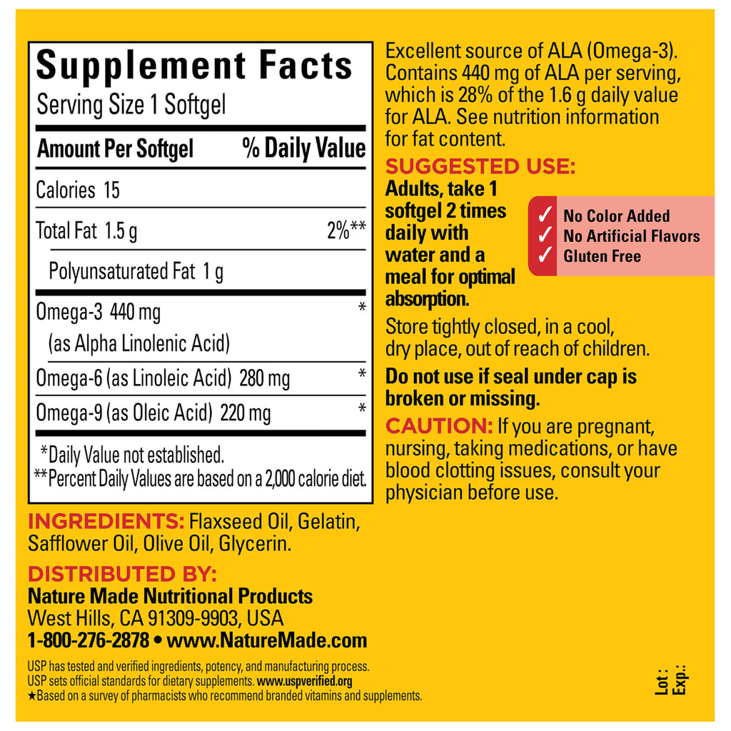 Omega 3 6 9 Supplements 150 Softgels C645