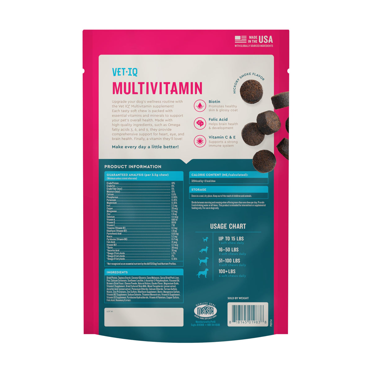60 Count Dog Multivitamin D798904