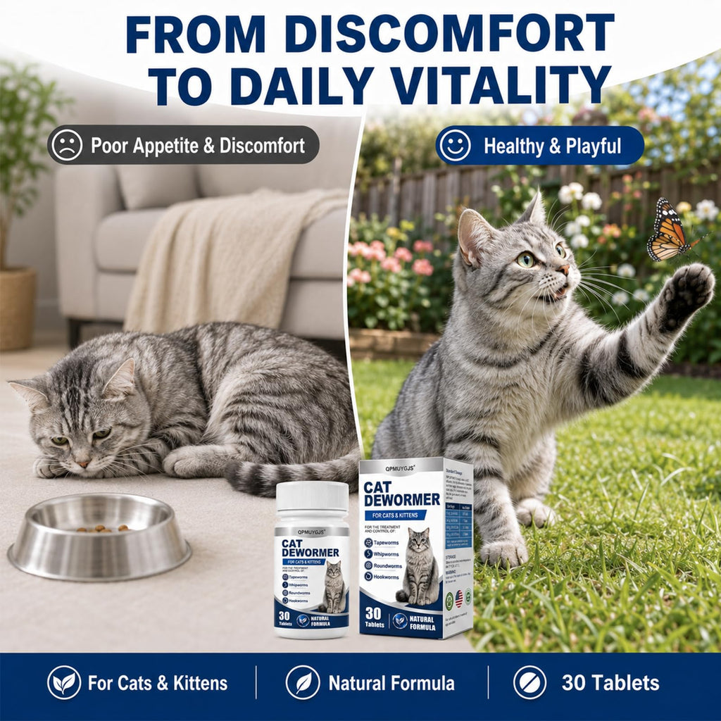 Dewormer for Cats & Kittens 30 Tablets Y416218