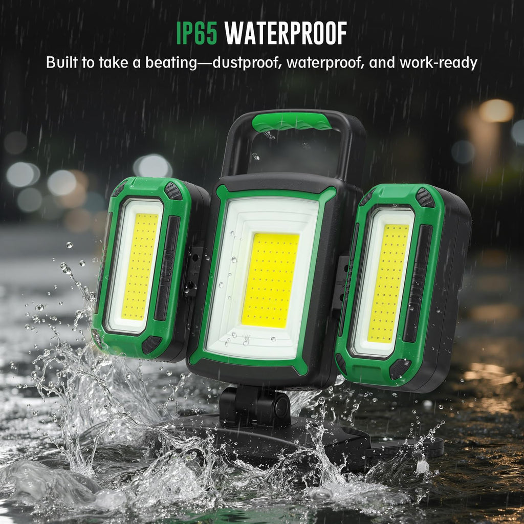 50W 5000LM Rechargeable Magnetic LED Work Light Q142