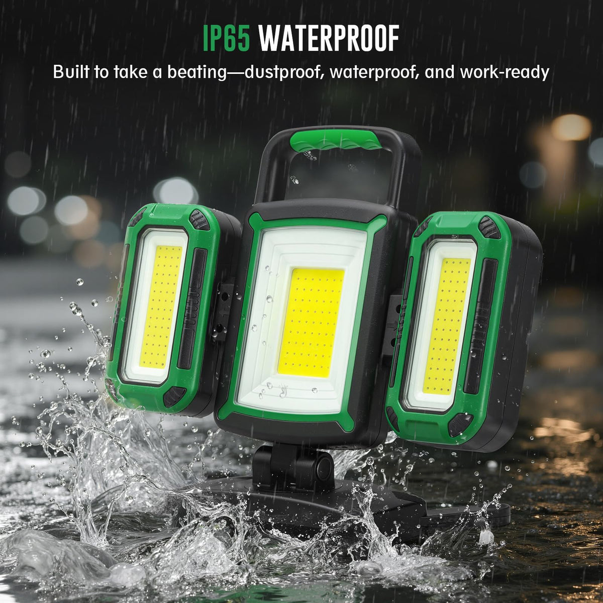 50W 5000LM Rechargeable Magnetic LED Work Light Q142