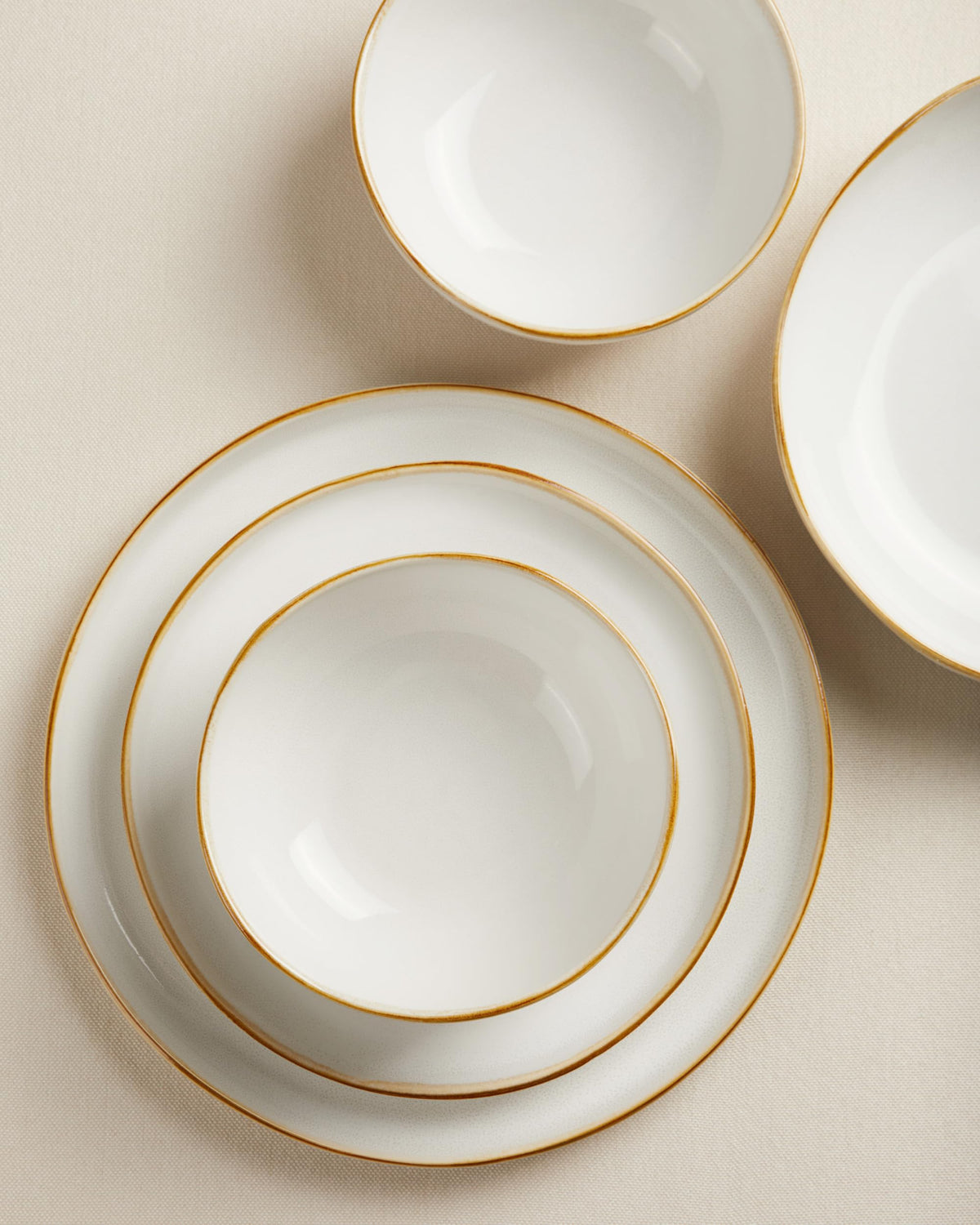 8.26" Ceramic Pasta Bowls Set of 4 G365647