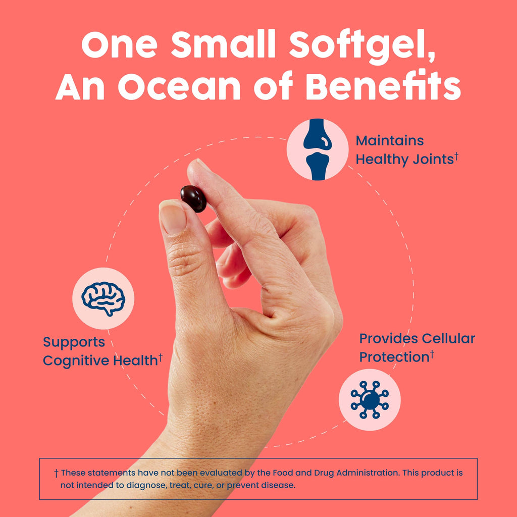 Antarctic Krill Oil 500mg Omega-3 60 Softgels I778565