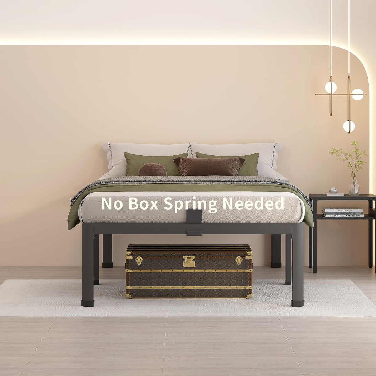 18 Inch Twin XL Bed Frames with Round Corner Leg X296
