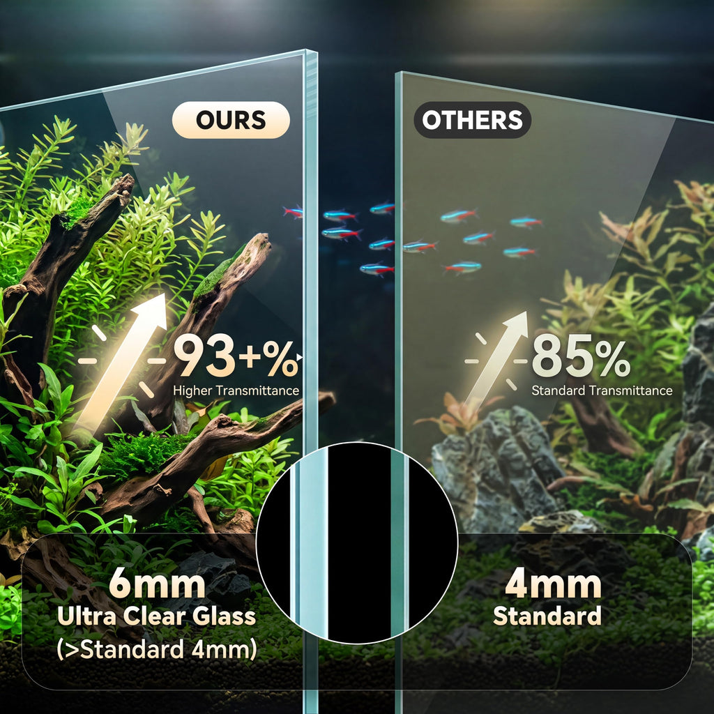 3.3 Gallon Glass Aquarium Kit J6615